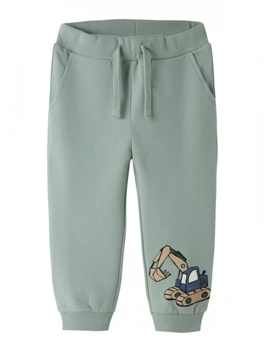 Foto van product NAME IT Broek 'NMMKark' navy / cappuccino / jade groen