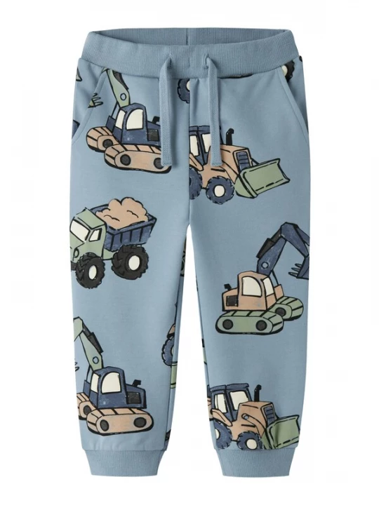 Foto van product NAME IT Broek 'NMMKark' sand / smoky blue / pastelgroen / zwart