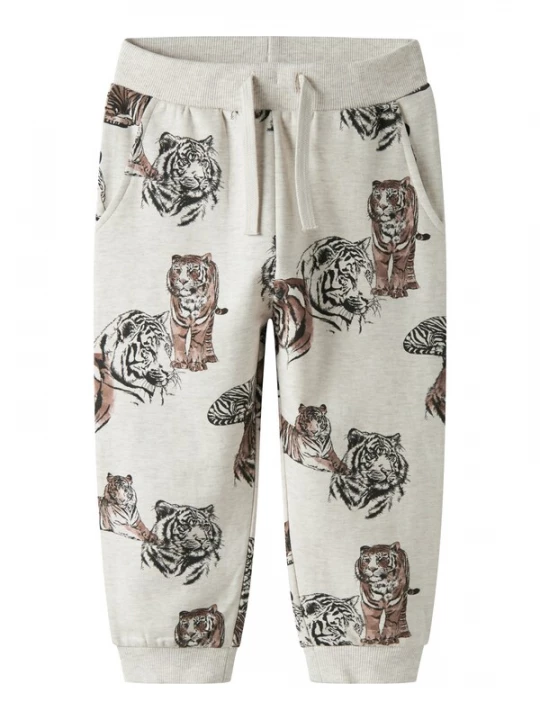 Foto van product NAME IT Broek 'NMMThorne' donkerbeige / bruin / zwart