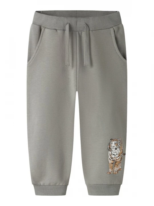 Foto van product NAME IT Broek 'NMMThorne' lichtbruin / rookgrijs / oranje / wit