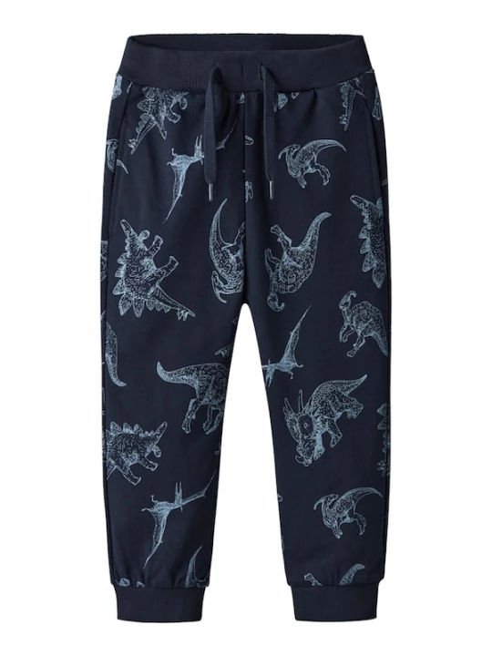 Foto van product NAME IT Broek 'NMMVaron' navy / lichtblauw
