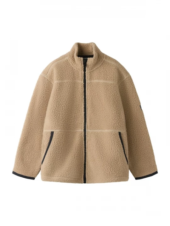 Foto van product NAME IT Fleece jas 'NMFBulina' beige