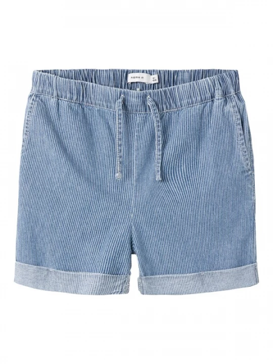 Foto van product NAME IT Jeans 'Bella' blauw denim / wit