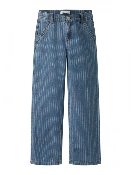 Foto van product NAME IT Jeans 'NKFROSE' blauw denim / geel / lavendel