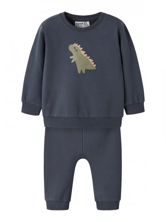 Foto van product NAME IT Joggingpak 'NBMVONNE' taupe / navy / olijfgroen