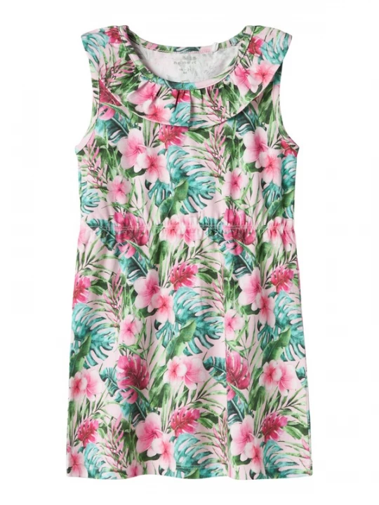 Foto van product NAME IT Jurk 'Fritta' gemengde kleuren