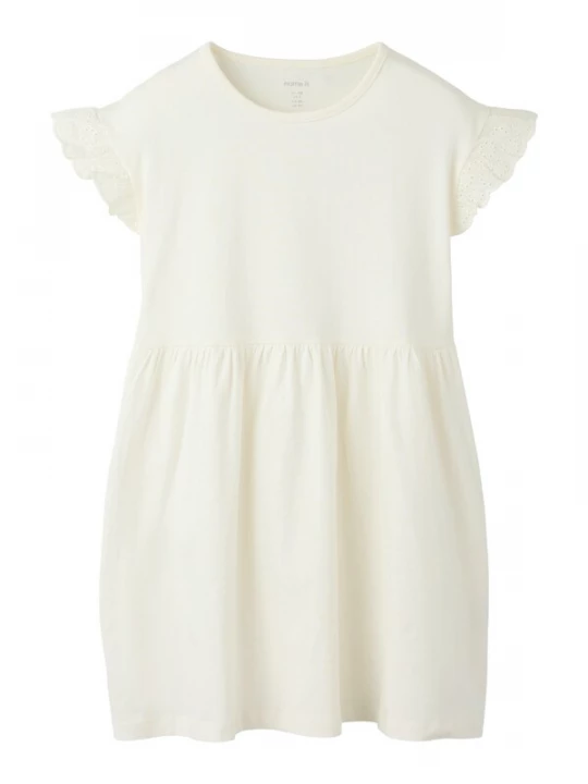 Foto van product NAME IT Jurk 'NKFHAZEL' crème