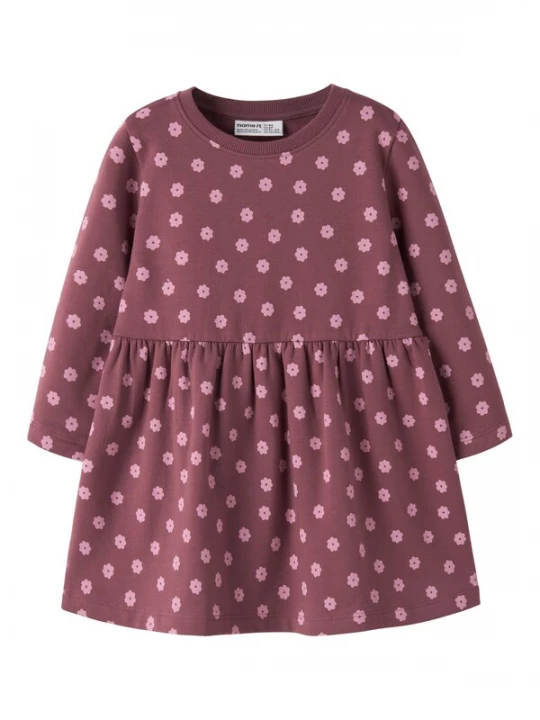 Foto van product NAME IT Jurk 'NMFDavina' poederroze / watermeloen rood