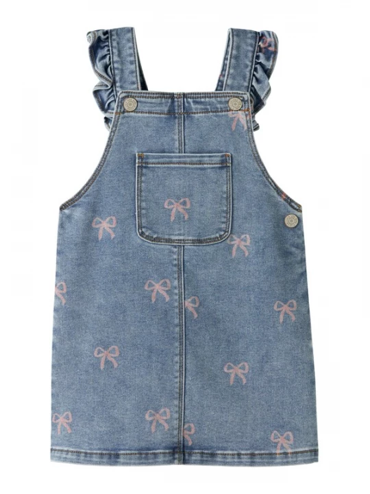 Foto van product NAME IT Jurk 'NMFFaith' blauw denim / rosa