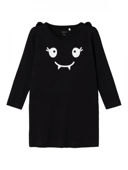 Foto van product NAME IT Jurk 'NMFODA' zwart / wit