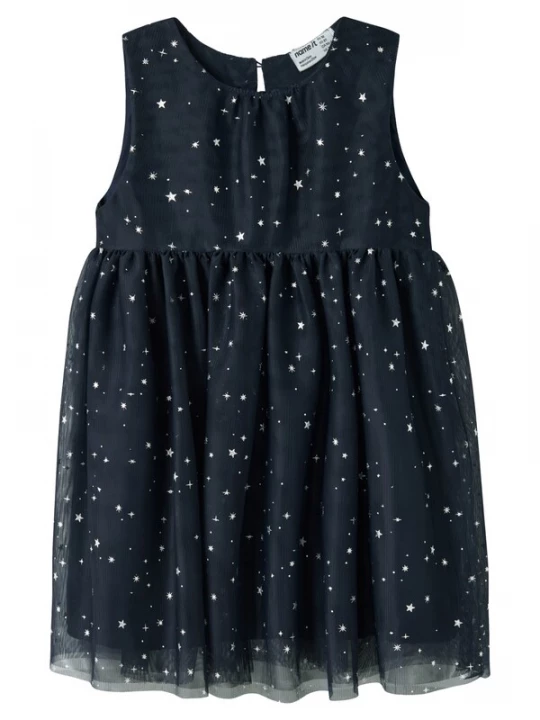 Foto van product NAME IT Jurk 'NMFVabos Spencer' donkerblauw / wit