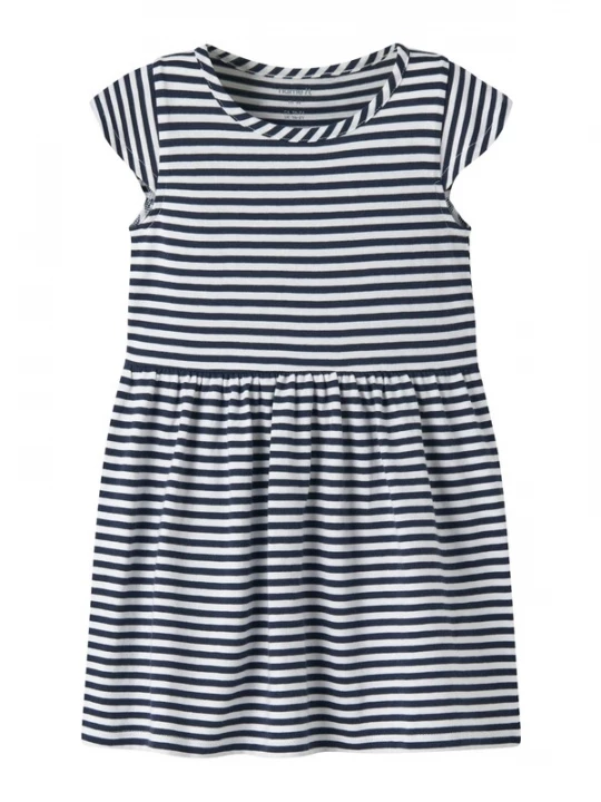 Foto van product NAME IT Jurk 'NMFVinanna' marine / wit
