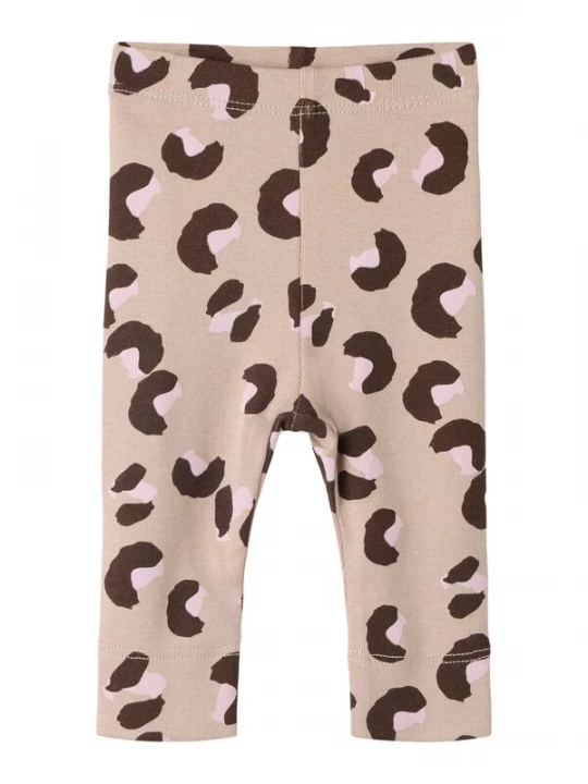 Foto van product NAME IT Leggings 'NBFLANA' donkerbruin / taupe / greige