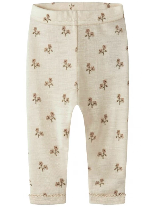 Foto van product NAME IT Leggings 'NBFNalu' beige / ombergrijs / olijfgroen