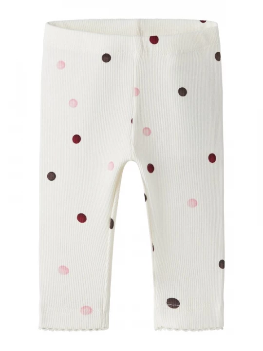 Foto van product NAME IT Leggings 'NBFNutti' donkerbruin / rosa / donkerrood / wit