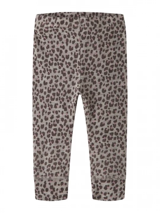 Foto van product NAME IT Leggings 'NBFWang' donkerbruin / greige / rosa