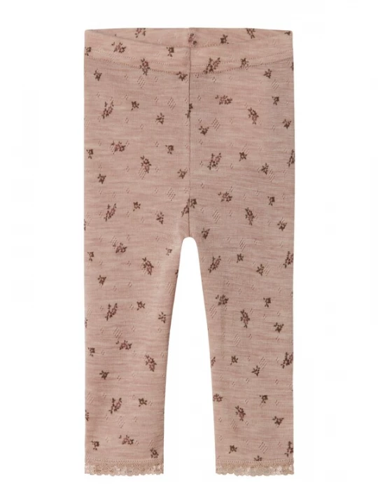 Foto van product NAME IT Leggings 'NBFWang' donkerbruin / grijs gemêleerd