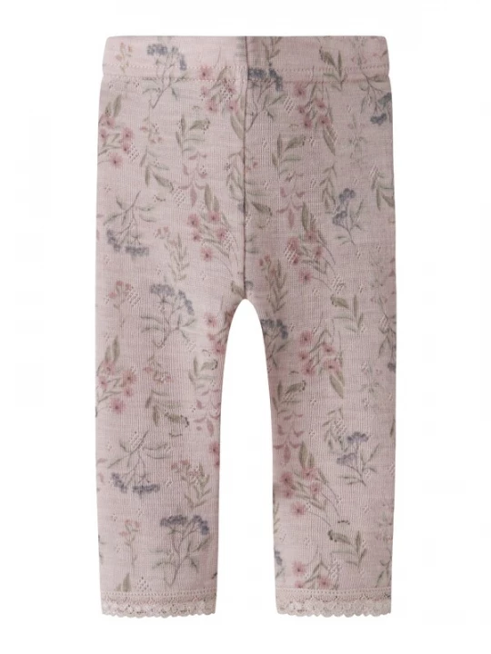 Foto van product NAME IT Leggings 'NBFWANG' saffier / olijfgroen / pastellila / rosa