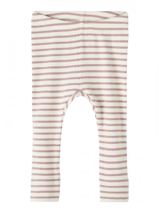 Foto van product NAME IT Leggings 'NBNBani' ecru / lila