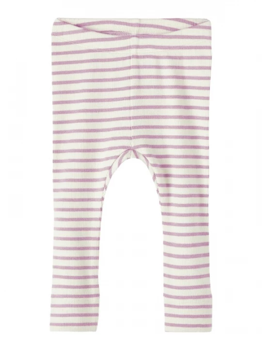 Foto van product NAME IT Leggings 'NBNBani' lavendel / wit