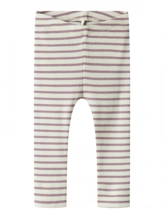 Foto van product NAME IT Leggings 'NBNBani' mauve / wit