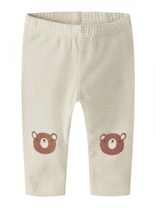 Foto van product NAME IT Leggings 'NBNJOPLE' lichtbeige / bruin / zwart / wit