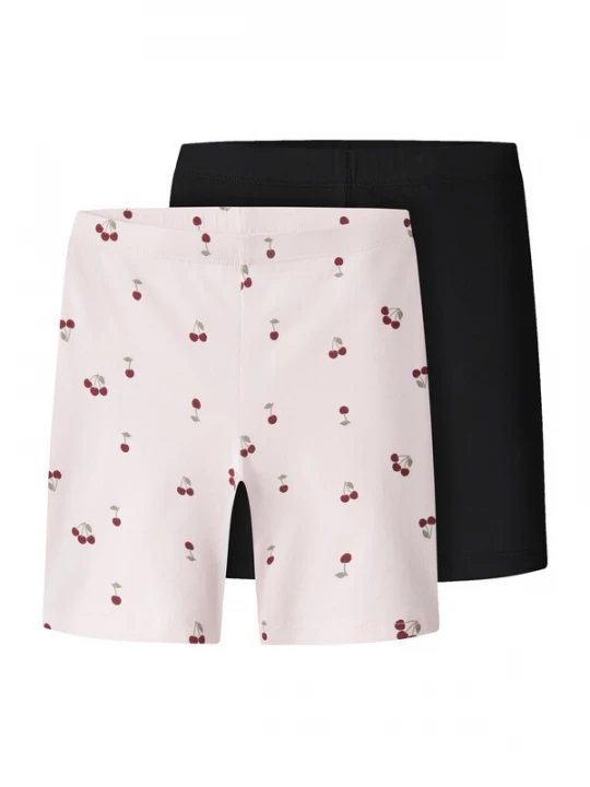 Foto van product NAME IT Leggings 'NKFVivian' pastelgroen / rosa / wijnrood / zwart