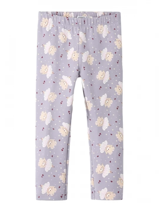 Foto van product NAME IT Leggings 'NMFDAVINA' beige / sering / rosa
