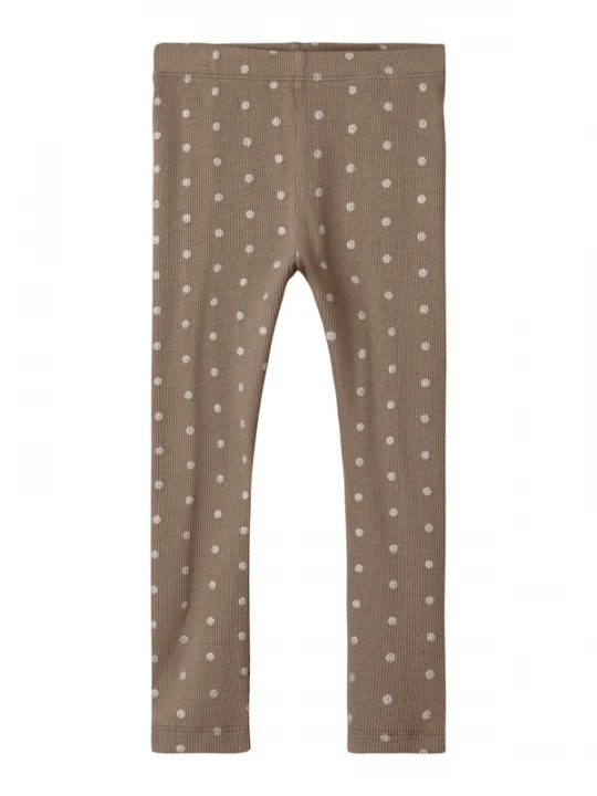 Foto van product NAME IT Leggings 'NMFLONA' crème / taupe