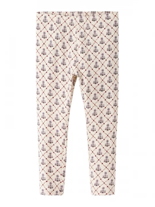 Foto van product NAME IT Leggings 'NMFNIKALA' sering / rood / wit gemêleerd