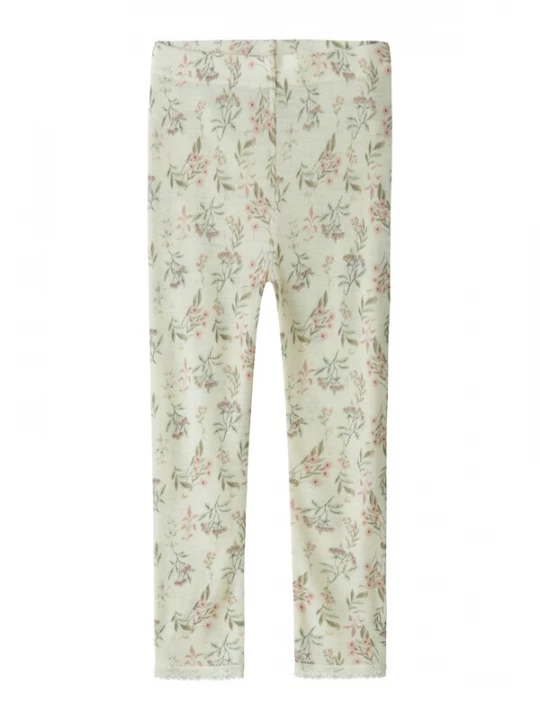 Foto van product NAME IT Leggings 'NMFWANG' pastelgroen / rosa / natuurwit