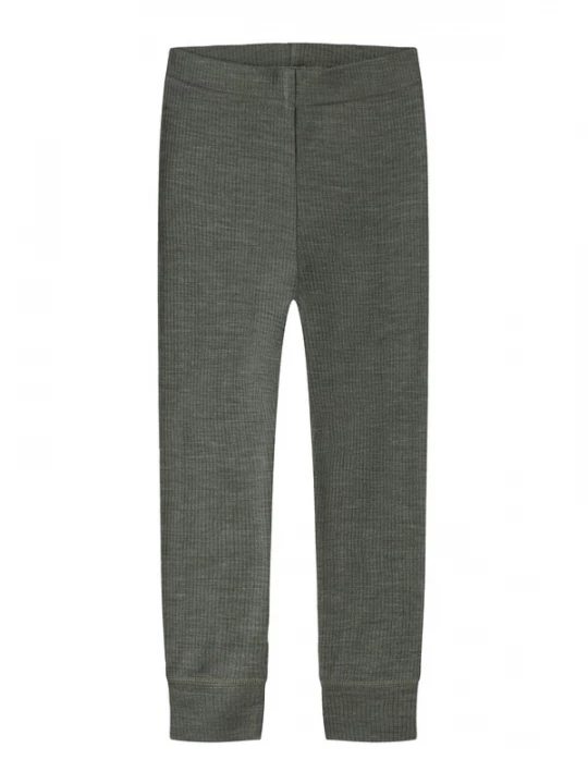 Foto van product NAME IT Leggings 'NMNWAX' groen gemêleerd