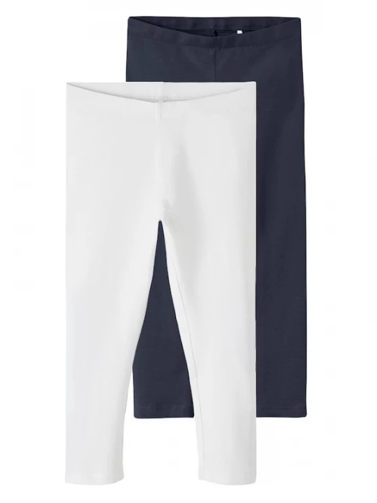 Foto van product NAME IT Leggings 'Vivian' nachtblauw / wit