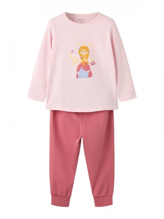 Foto van product NAME IT Nachtkledij lichtblauw / karamel / magenta / rosé