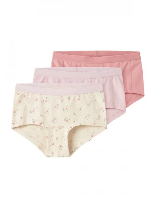 Foto van product NAME IT Onderbroek beige / lichtlila / rosa