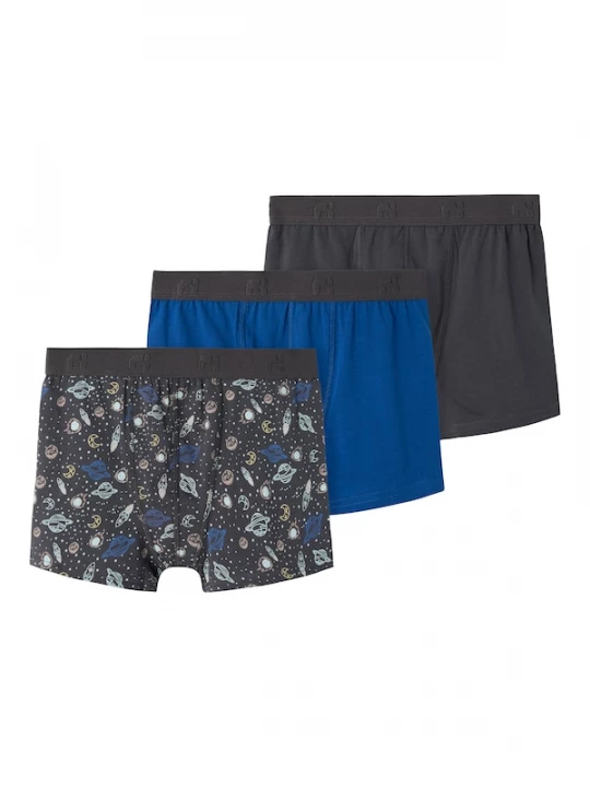 Foto van product NAME IT Onderbroek blauw / lichtgeel / lichtgrijs / donkergrijs