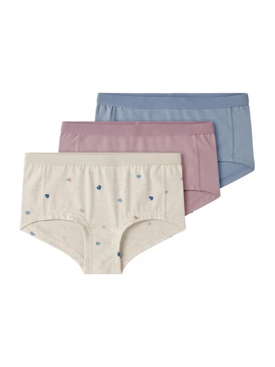 Foto van product NAME IT Onderbroek duifblauw / lichtgrijs / oudroze