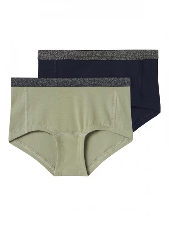 Foto van product NAME IT Onderbroek nachtblauw / zilvergrijs / olijfgroen
