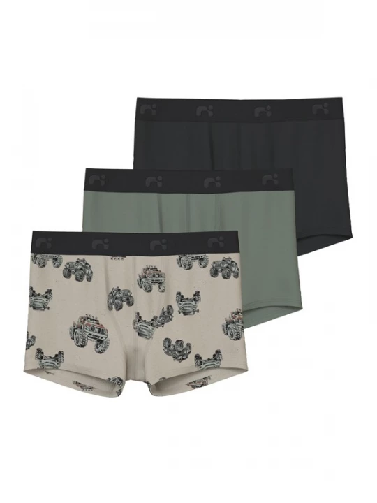 Foto van product NAME IT Onderbroek taupe / donkergrijs / zwart