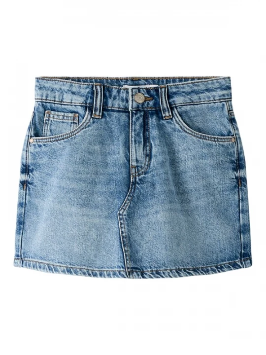 Foto van product NAME IT Rok 'NKFEmma' blauw denim