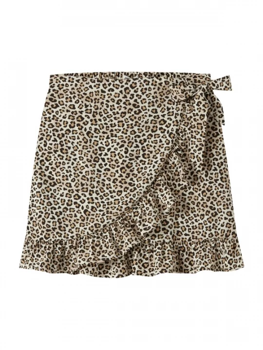 Foto van product NAME IT Rok 'NKFVinaya' karamel / cappuccino / zwart