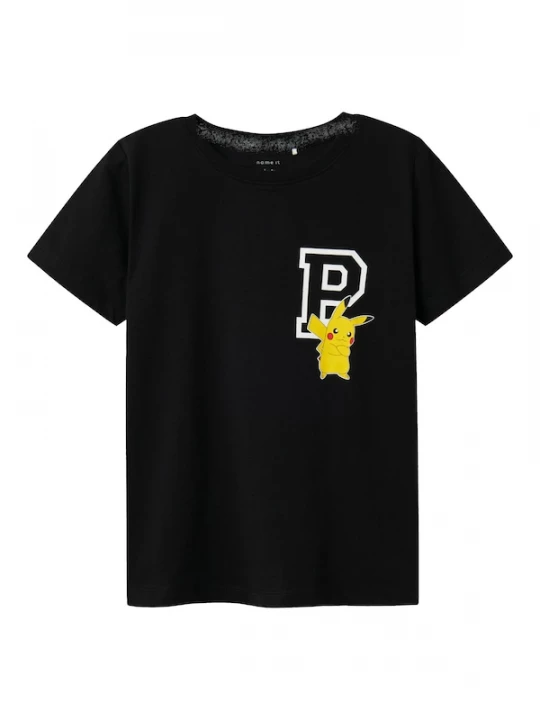 Foto van product NAME IT Shirt 'Dex Pokemon' geel / rood / zwart / wit