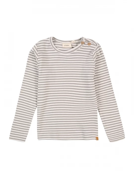 Foto van product NAME IT Shirt 'GAGO' grijs / wit