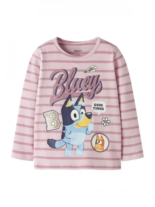 Foto van product NAME IT Shirt marine / lichtblauw / mauve / oudroze