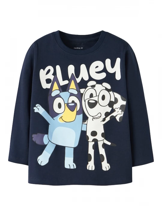 Foto van product NAME IT Shirt navy / lichtblauw / zwart / wit