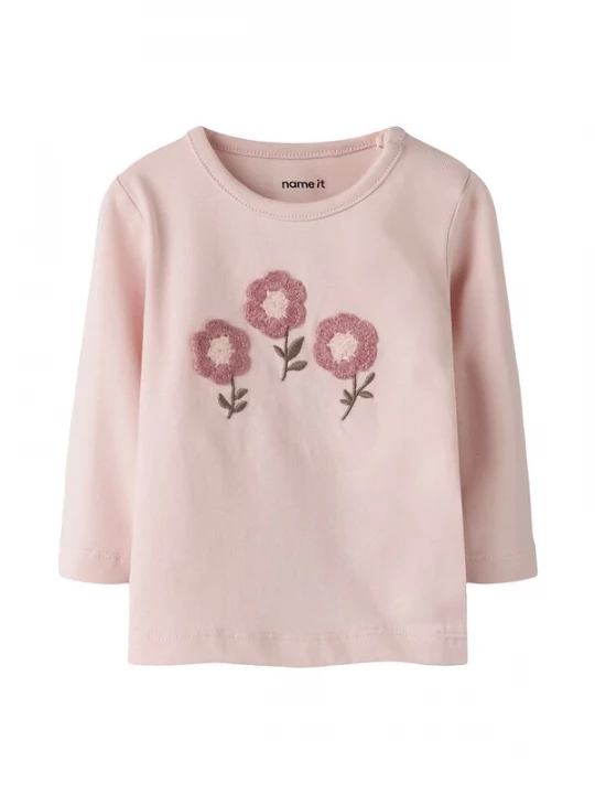 Foto van product NAME IT Shirt 'NBFLAMAIA' kaki / pink / oudroze