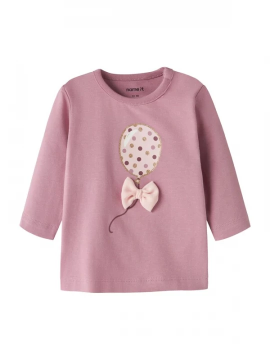 Foto van product NAME IT Shirt 'NBFNIVAS' goud / mauve / orchidee