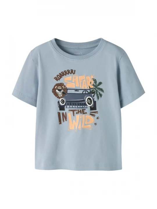 Foto van product NAME IT Shirt 'NBMHarly' opaal / bruin / abrikoos
