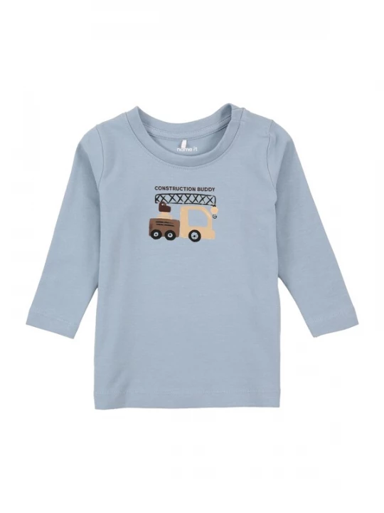 Foto van product NAME IT Shirt 'NBMKONTO' lichtbeige / opaal / bruin