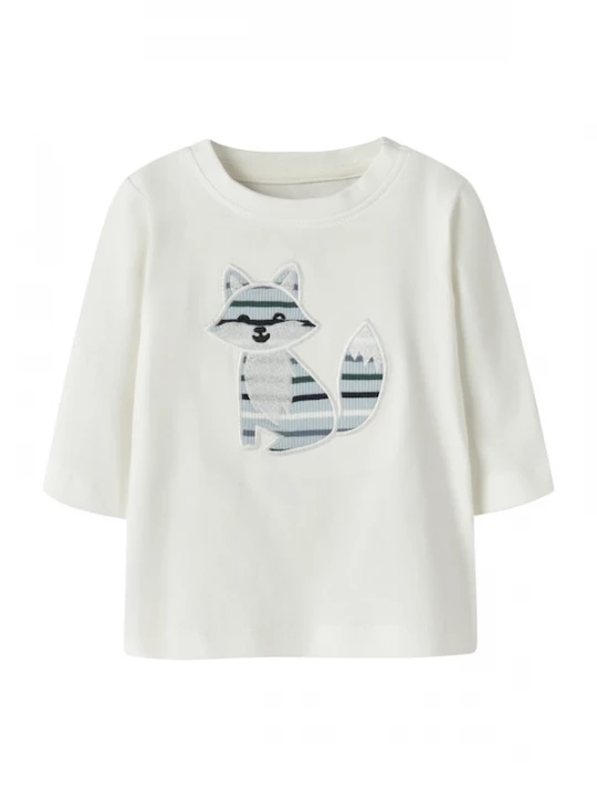 Foto van product NAME IT Shirt 'NBMSING' lichtblauw / spar / zwart / wit